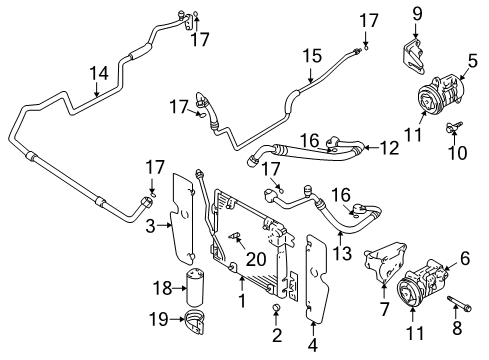 1999 Chevy Tracker Air Conditioner Diagram