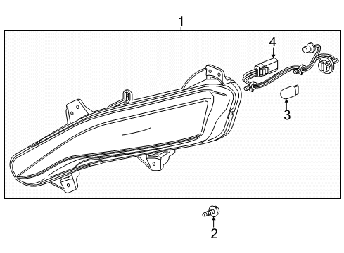 2021 Chevy Malibu Bulbs Diagram