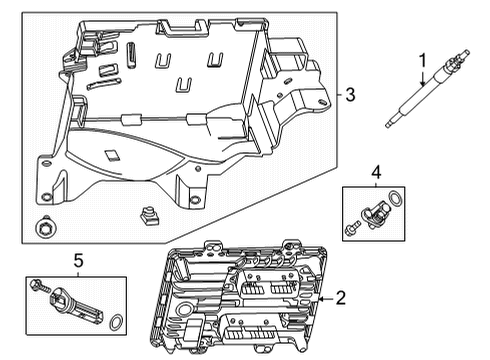 2022 Cadillac Escalade ESV Ignition System Diagram