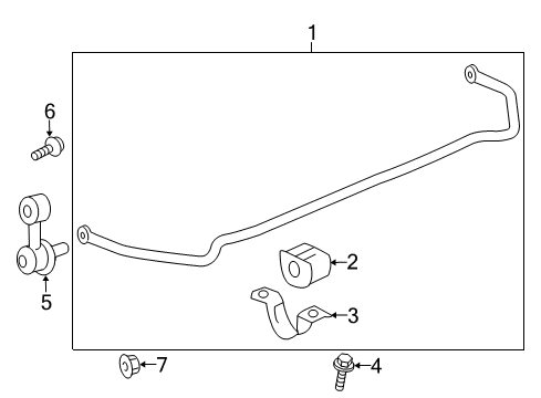 2014 Chevy Impala Rear Suspension, Lower Control Arm, Upper Control Arm, Stabilizer Bar, Suspension Components Diagram