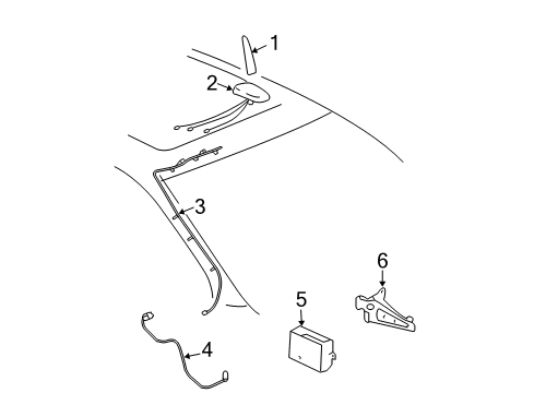 2010 Chevy Malibu Communication System Components Diagram 3 - Thumbnail