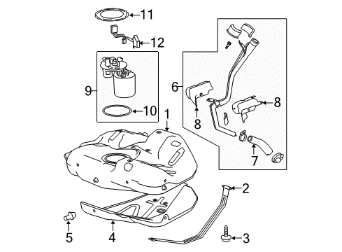 2017 Chevy Impala Fuel System Components Diagram