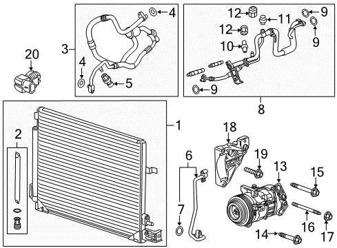 2018 Chevy Camaro Air Conditioner Diagram 3 - Thumbnail