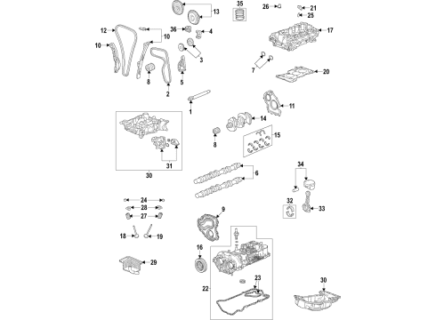 2021 Buick Encore GX Tensioner Assembly, Balr Chain Diagram for 12687457