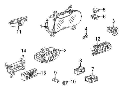 2022 Chevy Trailblazer Instruments & Gauges Diagram