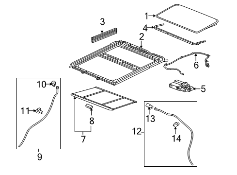 2012 Chevy Equinox Sunroof Diagram