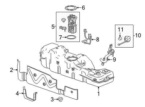 2016 Chevy Colorado Fuel System Components Diagram 2 - Thumbnail