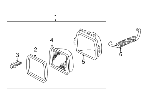 2000 Chevy Astro Headlamps, Electrical Diagram 2 - Thumbnail