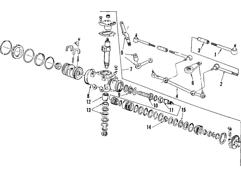 1986 Buick Regal Steering Column Components, Steering Wheel Diagram