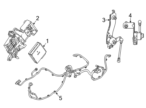 2018 Buick Regal Sportback Harness Assembly, Chas Rr Wrg Diagram for 39133847