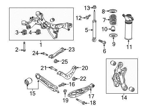 2021 GMC Terrain Rear Suspension Diagram