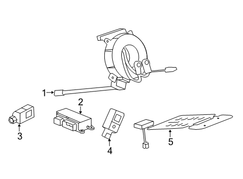 2016 Buick LaCrosse Air Bag Components Diagram 2 - Thumbnail