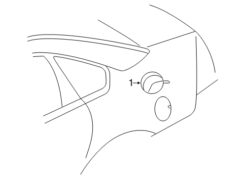 2006 Chevy Impala Exterior Trim - Quarter Panel Diagram