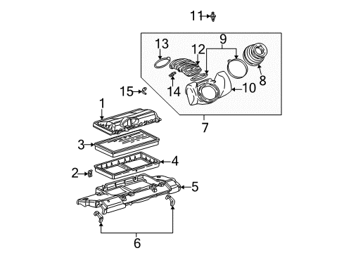 2002 Chevy Camaro Air Intake Diagram 1 - Thumbnail