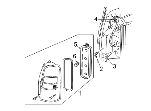 1999 Chevy Venture Tail Lamps Diagram