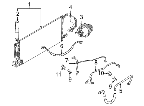 2004 Chevy Venture Air Conditioner Diagram 1 - Thumbnail