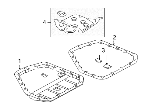 2009 Pontiac G3 Transaxle Parts Diagram