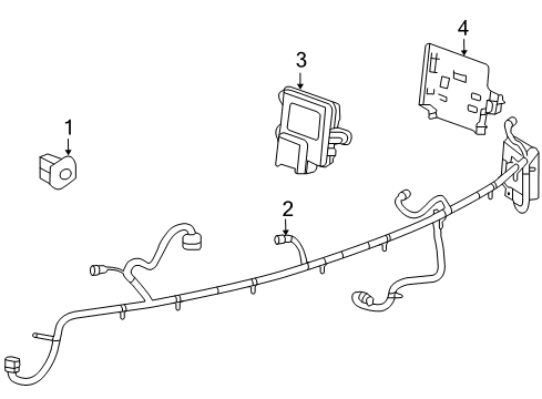 2012 Buick Regal Parking Aid Diagram 1 - Thumbnail