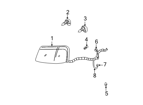 2006 GMC Envoy XL Bulbs Diagram