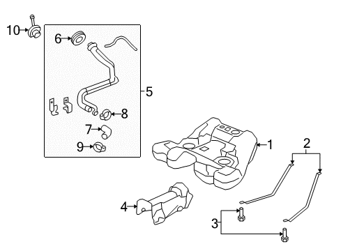 2015 Chevy SS Fuel System Components Diagram 2 - Thumbnail