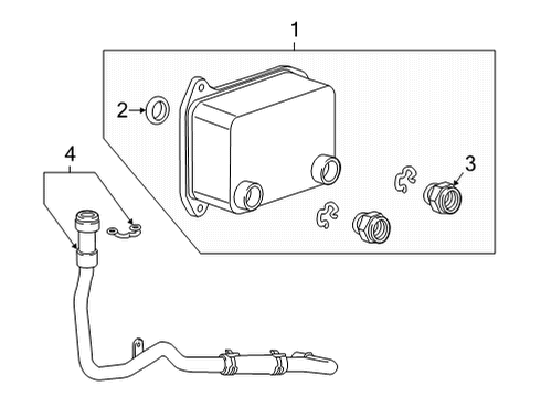 2022 Cadillac CT5 Oil Cooler Diagram 2 - Thumbnail