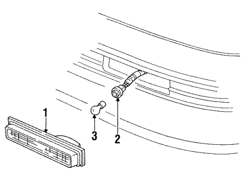 1992 Oldsmobile 88 Park Lamps Diagram