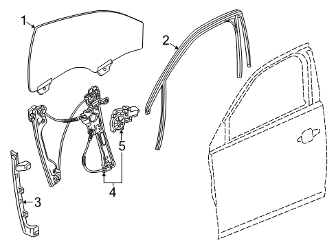 2023 Chevy Malibu Front Door - Electrical Diagram 1 - Thumbnail