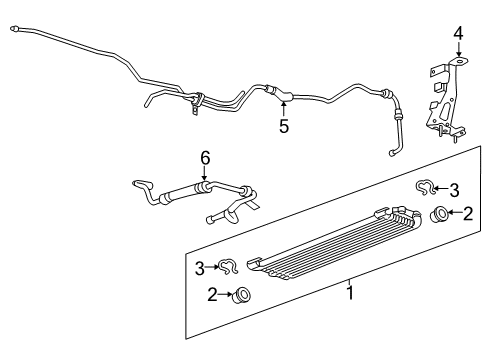 2022 Chevy Camaro Trans Oil Cooler Diagram