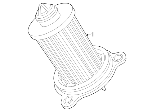 2020 Cadillac XT4 Transaxle Parts Diagram