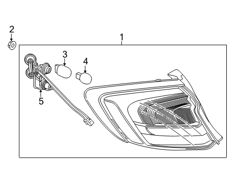 2019 Buick LaCrosse Bulbs Diagram