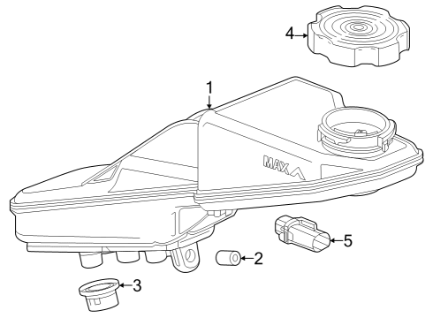 2024 Chevy Trax Dash Panel Components Diagram