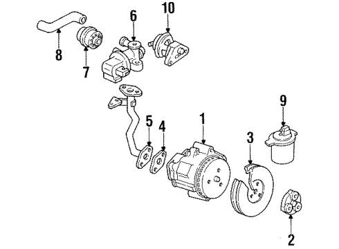 1994 Chevy Impala EGR System, Emission Diagram