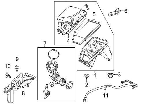 2021 Chevy Malibu Air Intake Diagram