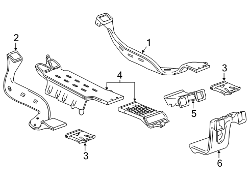 2023 Chevy Silverado 1500 Ducts Diagram 2 - Thumbnail