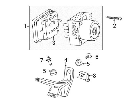 2014 Cadillac ATS Anti-Lock Brakes Diagram 1 - Thumbnail