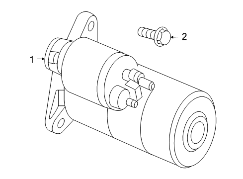 2008 Saturn Sky Starter, Electrical Diagram