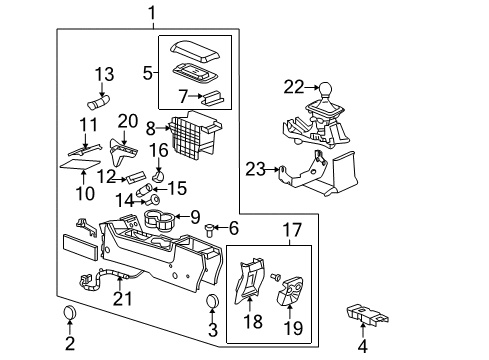 2007 Pontiac G6 Traction Control Components, Brakes Diagram 2 - Thumbnail