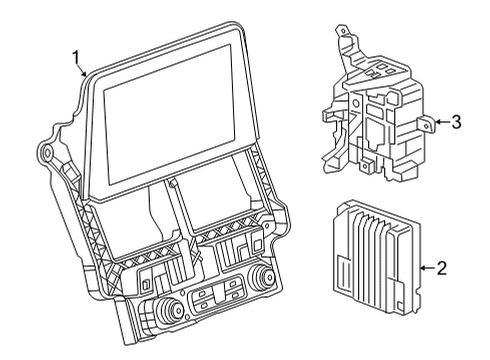 2022 GMC Yukon Sound System Diagram 1 - Thumbnail