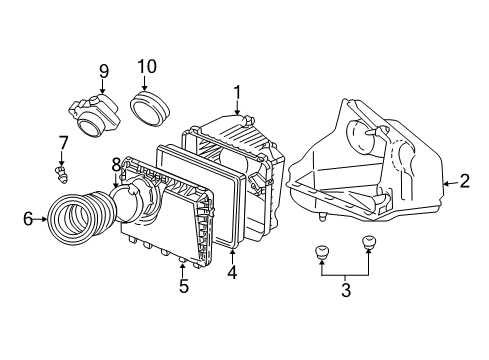 2005 Chevy Impala Air Intake Diagram 2 - Thumbnail