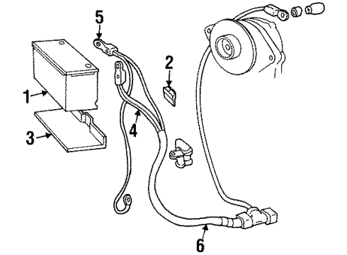 1999 Cadillac DeVille Battery Diagram