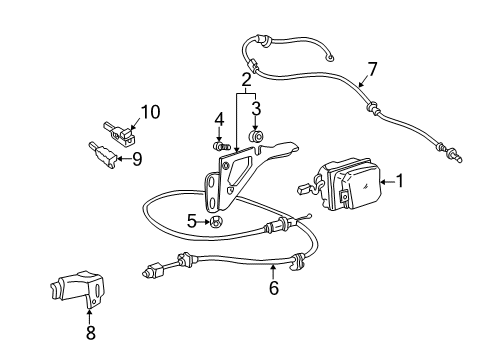 2004 Pontiac Bonneville Cruise Control System, Electrical Diagram