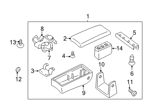 2000 Chevy Impala Center Armrest Diagram