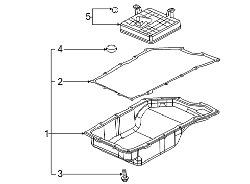 2020 Chevy Silverado 2500 HD Transmission Components Diagram 1 - Thumbnail