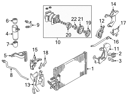 1996 GMC K2500 Air Conditioner Diagram 1 - Thumbnail