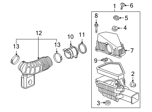 2010 Cadillac CTS Filters Diagram 3 - Thumbnail