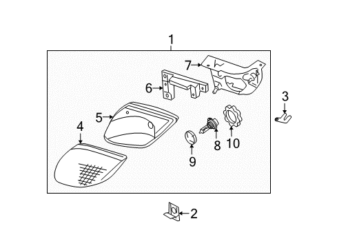 2001 Pontiac Sunfire Headlamps, Electrical Diagram