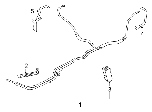 2019 GMC Yukon XL Trans Oil Cooler Diagram