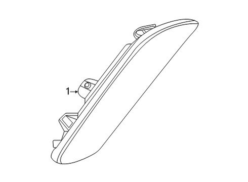 2023 Buick Encore GX Lamp Assembly, Front Si Mkr Diagram for 42716025