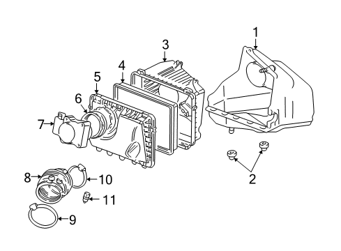 2001 Buick Century Filters Diagram 2 - Thumbnail