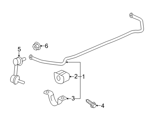 2015 Buick LaCrosse Rear Suspension, Control Arm Diagram 2 - Thumbnail